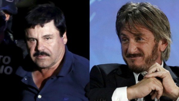 El Chapo Guzman and Sean Penn