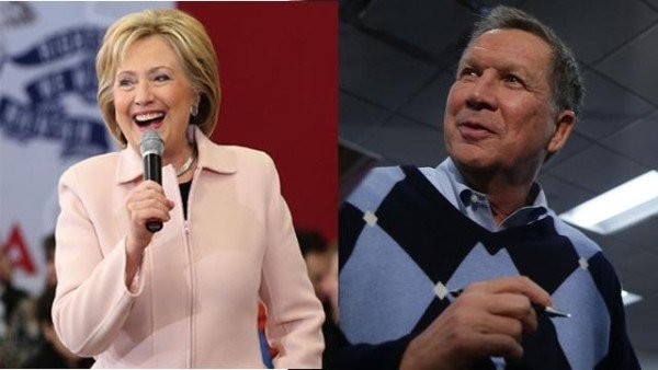 Hillary Clinton and John Kasich NYT endorsements