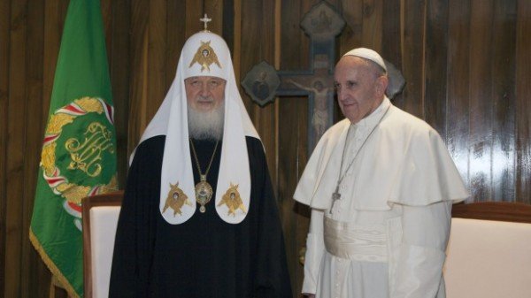 Patriarch Kirill and Pope Francis in Havana