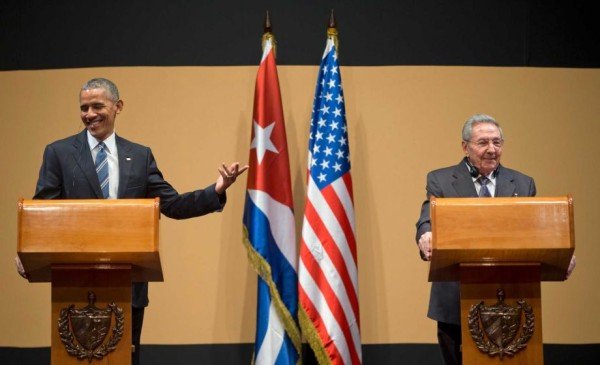 Barack Obama and Raul Castro news conference Havana
