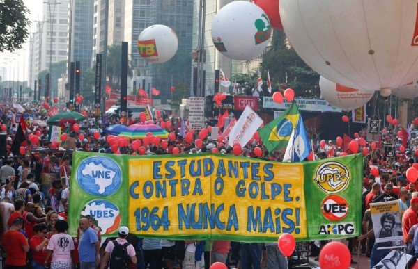 Dilma Rousseff rally Brasilia