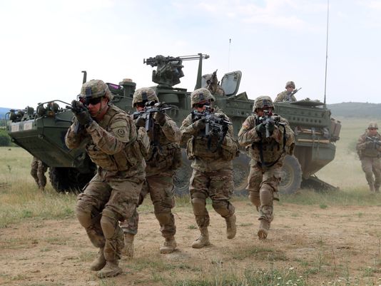 US troops in Eastern Europe