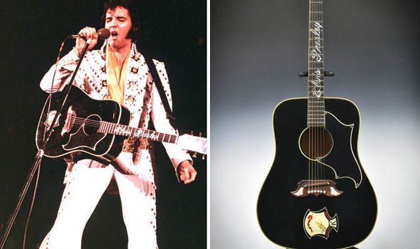 Elvis Presley guitar auction