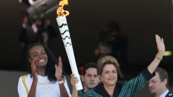 Olympic torch Brazil 2016