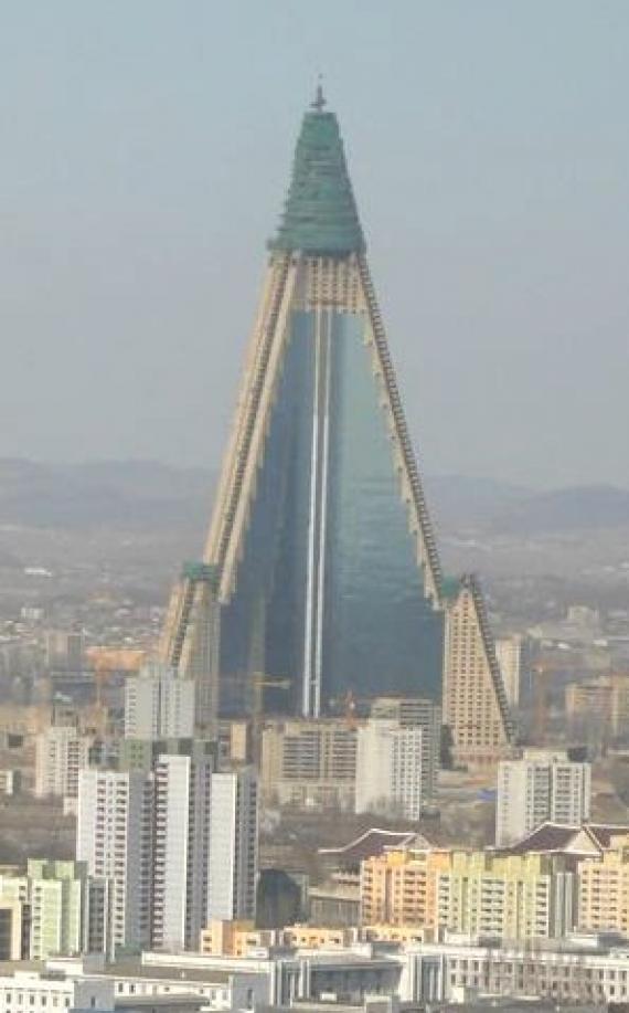Ryugyong Hotel: pictures from inside the North Korea's Hotel of Doom